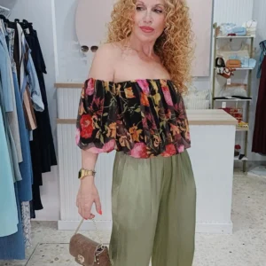 Pantalón SATEN bombacho
